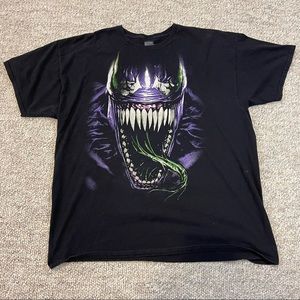 Marvel Venom Tongue Out Colorful Graphic T Shirt Men’s XXL See Pics!